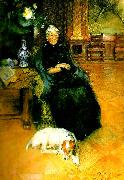 Carl Larsson portratt av fru gothilda furstenberg china oil painting artist